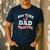 2nd Second Time Dad It's a Girl Gender Reveal Dad Of 2 Kids Men's Casual T-Shirt Navy