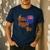 44 Biggest Fan Of Basketball Player Number 44 Dad Mom Men's Casual T-Shirt Navy