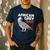African Grey Parrot Dad Congo Bird Father Men's Casual T-Shirt Navy
