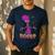 American Dad Outer Space Roger Cartoon Men's Casual T-Shirt Navy