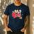 American Dad Show Logo With Family Cartoon Men's Casual T-Shirt Navy
