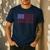 American Flag Fishing-Shirt Men Kids Bass Fish Dad Patriotic Men's Casual T-Shirt Navy