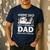 Anime Dad Like A Regular Dad Only Cooler Fathers Day Otaku Men's Casual T-Shirt Navy