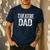 Theatre Dad Shirt Men Thespian Actor Fathers Day Men's Casual T-Shirt Navy