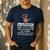 Autism Awareness Warning This Autism Dad T-Shirt Men's Casual T-Shirt Navy