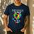 Autism Dad Of Autism Daughter Daddy Shirts Autistic Support Men's Casual T-Shirt Navy Autism Dad Of Autism Daughter Daddy Shirts Autistic Support Men's Casual T-Shirt Navy