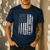 Awesome Like My Daughter Men For Dad Fathers Day Men's Casual T-Shirt Navy