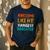 Awesome Like My Youngest Daughter Father’s Day Humor Dad Mom Men's Casual T-Shirt Navy