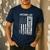 ON Back Awesome Like My Daughters Men Fathers Day Dad Men's Casual T-Shirt Navy