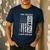ON Back I Have Two Titles Dad Papa Fathers Day Grandpa Papa Men's Casual T-Shirt Navy
