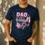 Ballerina Bday Dance Dad Of The Birthday Girl Ballet Dancer Men's Casual T-Shirt Navy