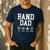 Band Dad Pay Drive Clap Repeat Marching Band Dad Men's Casual T-Shirt Navy