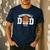 Basketball Dad Men's Casual T-Shirt Navy Basketball Dad Men's Casual T-Shirt Navy