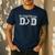 Basketball Dad TShirt Fathers Day For Daddy Papa Father Men's Casual T-Shirt Navy