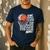 Basketball Mom Or Dad Basketball Parent Men's Casual T-Shirt Navy