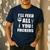 BBQ Dad Joke I'Ll Feed All You Fuckers Barbecue Cookout Chef Men's Casual T-Shirt Navy