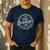 BBQ Grilling Dad Smoking Meat Barbecue Gag Pit Master Father Men's Casual T-Shirt Navy
