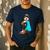 Bernedoodle I Love Dad Tattoo Apparel Dog Dad Dads Men's Casual T-Shirt Navy