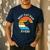 Best Cat Dad Ever Men Men's Casual T-Shirt Navy