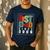 Best Dad Since 2009 Fathers Day Retro Vintage Men's Casual T-Shirt Navy