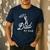 Best Dad By Par Father's Day Golf Daddy Golfing Golfer Men's Casual T-Shirt Navy