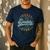 Best Daddy Ever Father's Day Daddy Vintage Emblem Men's Casual T-Shirt Navy