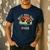Best Dog Dad Ever Vintage Father's Day Dog Lover Men's Casual T-Shirt Navy