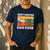 Best Moose Dad Ever Moose Men's Casual T-Shirt Navy