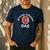 Bethune-Cookman University Wildcats Arched Dad Men's Casual T-Shirt Navy