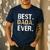 Birthday Fathers Day Christmas For Dada Dada From Granddaughter Grandson Best Dada Men's Casual T-Shirt Navy