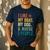 I Like My Boat Dog And Maybe 3 People Retro Sailor Dad Men's Casual T-Shirt Navy
