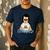 Bob's Burgers Gene Dad Portrait Men's Casual T-Shirt Navy
