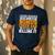 Bonus Cheer Dad Cheer Step Dad Men's Casual T-Shirt Navy