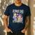 Bonus Dad Of The Birthday Fairy 1St Birthday Girl Party Men's Casual T-Shirt Navy