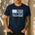 Boy Dad Proud Dad Of Boy Father Of Boy Shirt For Dad US Flag Men's Casual T-Shirt Navy