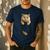 British Shorthair Cat Pocket Cat Mom Cat Dad Cat Lover Men's Casual T-Shirt Navy