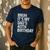 Bruh It's My King Dad's 40th Birthday OMG Crown Happy Men's Casual T-Shirt Navy