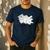 Bulldog Rolling Fatties Dog Mom Dad Owner Men's Casual T-Shirt Navy Bulldog Rolling Fatties Dog Mom Dad Owner Men's Casual T-Shirt Navy