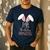 Bunny Dad Of The Birthday Princess Matching Family Men's Casual T-Shirt Navy
