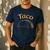 Burrito Taco Taquito Dad Mom Child Baby Matching Family Men's Casual T-Shirt Navy