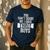 You Can't Scare Me I Have Three Boys Sons Mom Dad Men's Casual T-Shirt Navy