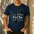 Cat Chemistry Periodic Table Cat Dad Cat Mom Men's Casual T-Shirt Navy