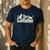 The Catfather Cat Dad Father's Day Cat Lover Men's Casual T-Shirt Navy
