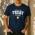 Certified Treat Dealer Dog Mom Dog Dad Men's Casual T-Shirt Navy