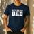 Cheer Dad Cheer Leading Cheer Leading Men Dad Fathers Day Men's Casual T-Shirt Navy