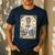 Cheer Dad Tarot Card Skeleton Cheerleading Fathers Day Men's Casual T-Shirt Navy Cheer Dad Tarot Card Skeleton Cheerleading Fathers Day Men's Casual T-Shirt Navy