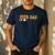 Cheerleader Dad Beer Cheerleading Cheer Dad Men's Casual T-Shirt Navy