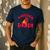Chicken Dad Rooster Daddy Farmer Men's Casual T-Shirt Navy