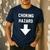 Choking Hazard Adult Dad Joke Men's Casual T-Shirt Navy