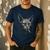 Cigarette Smoking Sphynx Cat Meme Stupid For Dad Men's Casual T-Shirt Navy Cigarette Smoking Sphynx Cat Meme Stupid For Dad Men's Casual T-Shirt Navy